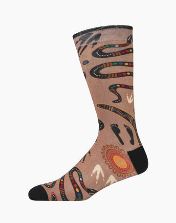 Bamboozled Men's Bamboo Socks - Dreamtime Underwear Pussyfoot 