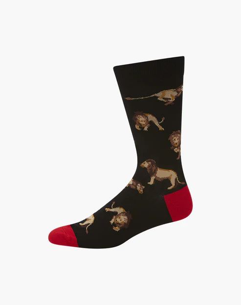 Bamboozled Men's Bamboo Socks - Leo the Lion Underwear Pussyfoot 