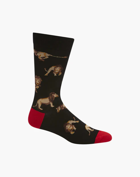 Bamboozled Men's Bamboo Socks - Leo the Lion Underwear Pussyfoot 