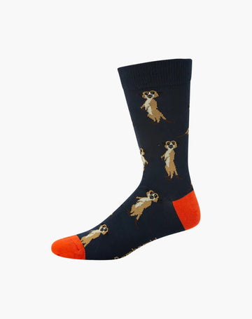 Bamboozled Men's Bamboo Socks - Meerkat Underwear Pussyfoot 