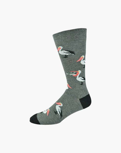 Bamboozled Men's Bamboo Socks - Pelican Underwear Pussyfoot 