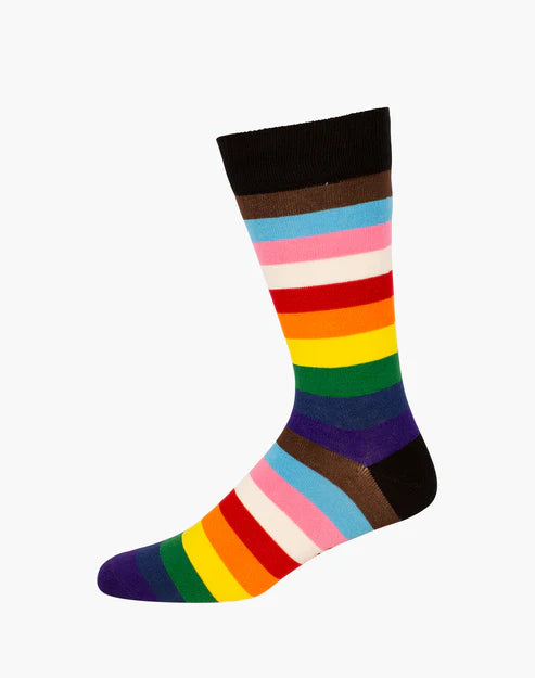 Bamboozled Men's Bamboo Socks - Pride Underwear Pussyfoot Multi 7~11 