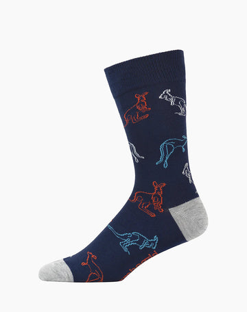 Bamboozled Men's Bamboo Socks - Sketch Roo Underwear Pussyfoot 