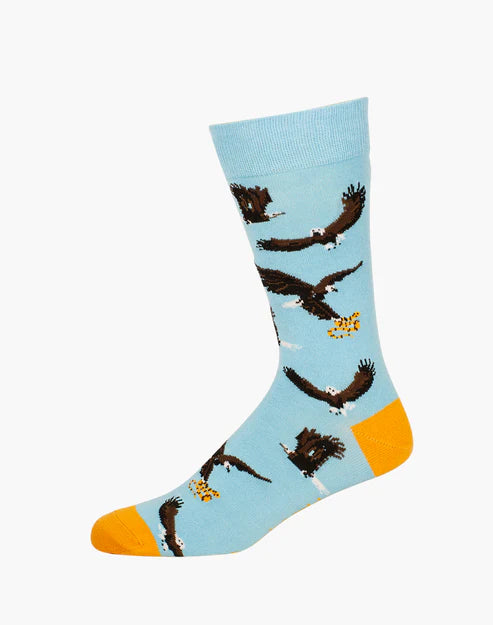 Bamboozled Men's Bamboo Socks - Wedgetail Eagle Underwear Pussyfoot 