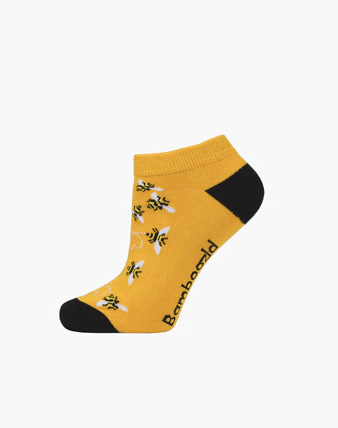 Bamboozled Women's Bamboo Ped Socks - Heart Bees Underwear Pussyfoot 