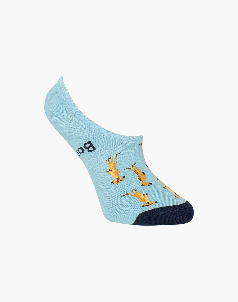 Bamboozled Women's Bamboo Secret Socks - Meerkat Underwear Pussyfoot 