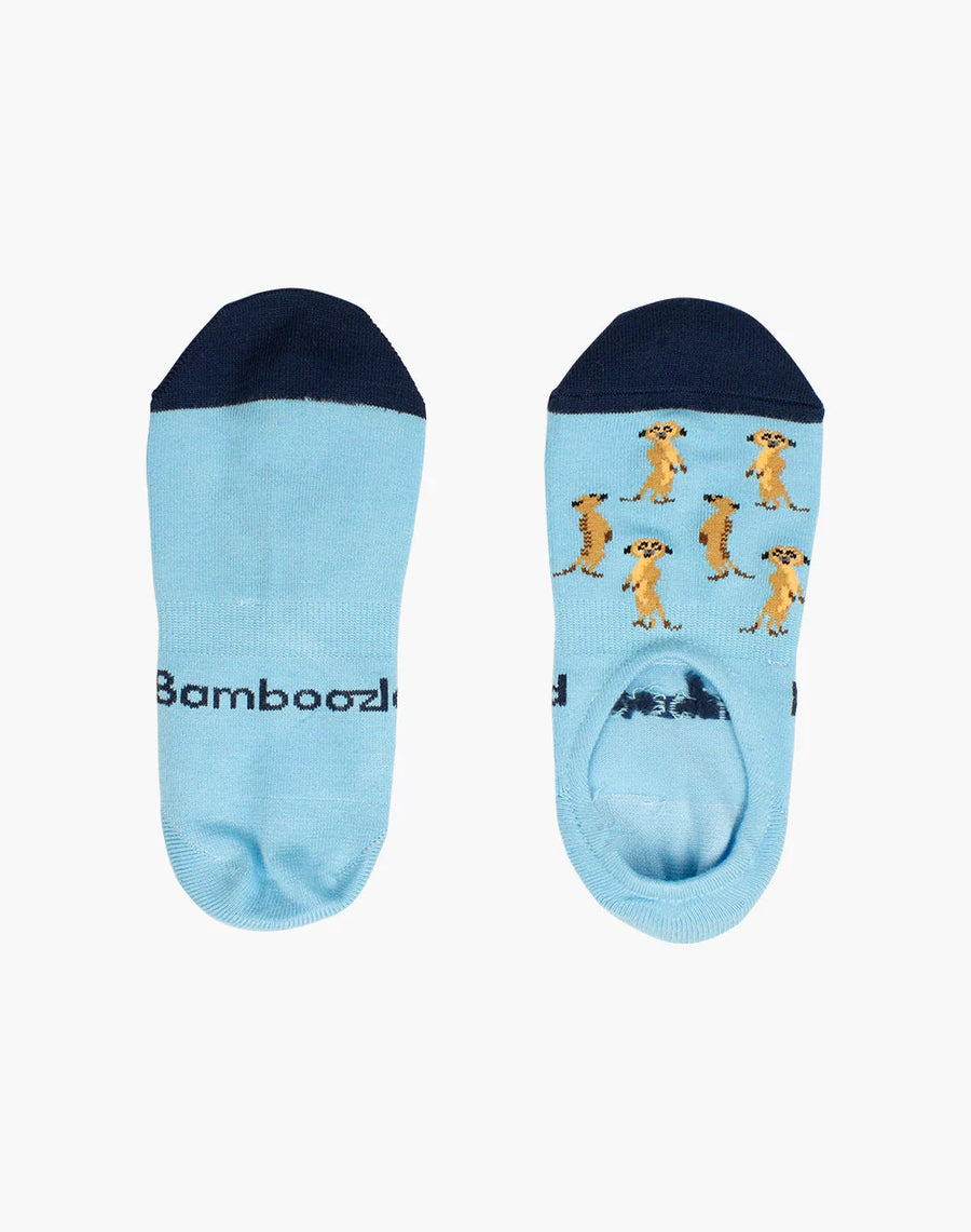 Bamboozled Women's Bamboo Secret Socks - Meerkat Underwear Pussyfoot 