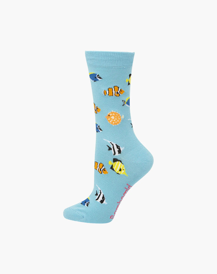 Bamboozled Women's Bamboo Socks - Aquarium Underwear Pussyfoot 