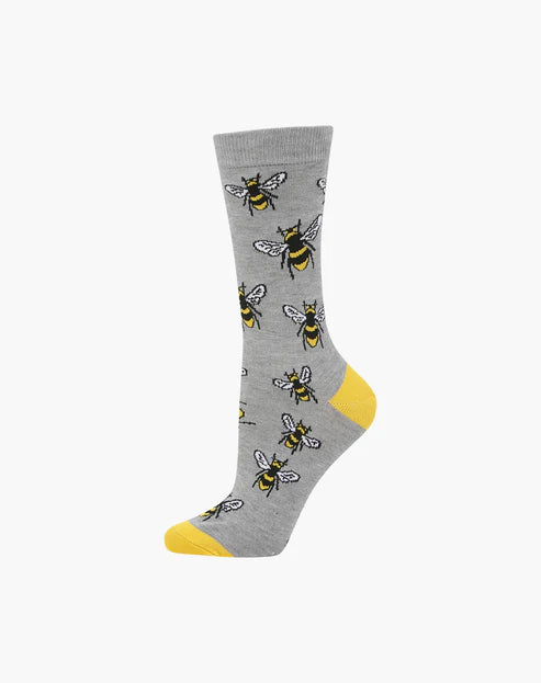 Bamboozled Women's Bamboo Socks - Bumble Bee Underwear Pussyfoot 