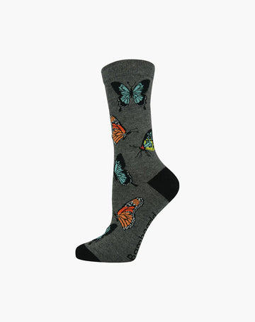 Bamboozled Women's Bamboo Socks - Butterfly Underwear Pussyfoot 