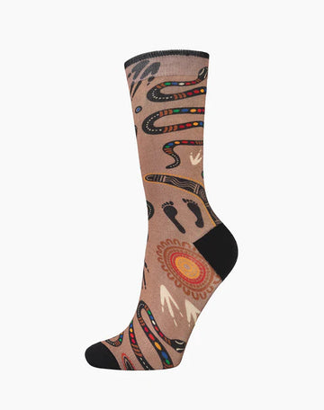 Bamboozled Women's Bamboo Socks - Dreamtime Underwear Pussyfoot 