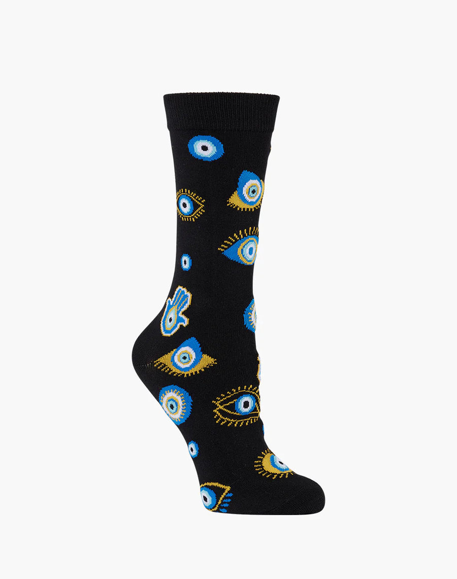 Bamboozled Women's Bamboo Socks - Evil Eye Underwear Pussyfoot 