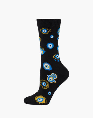 Bamboozled Women's Bamboo Socks - Evil Eye Underwear Pussyfoot 