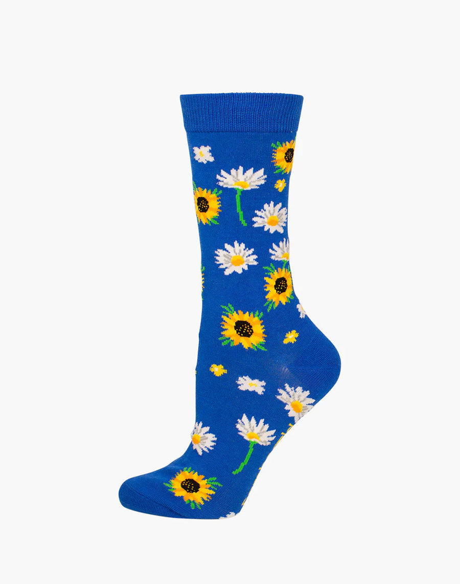 Bamboozled Women's Bamboo Socks - Flowers Underwear Pussyfoot 