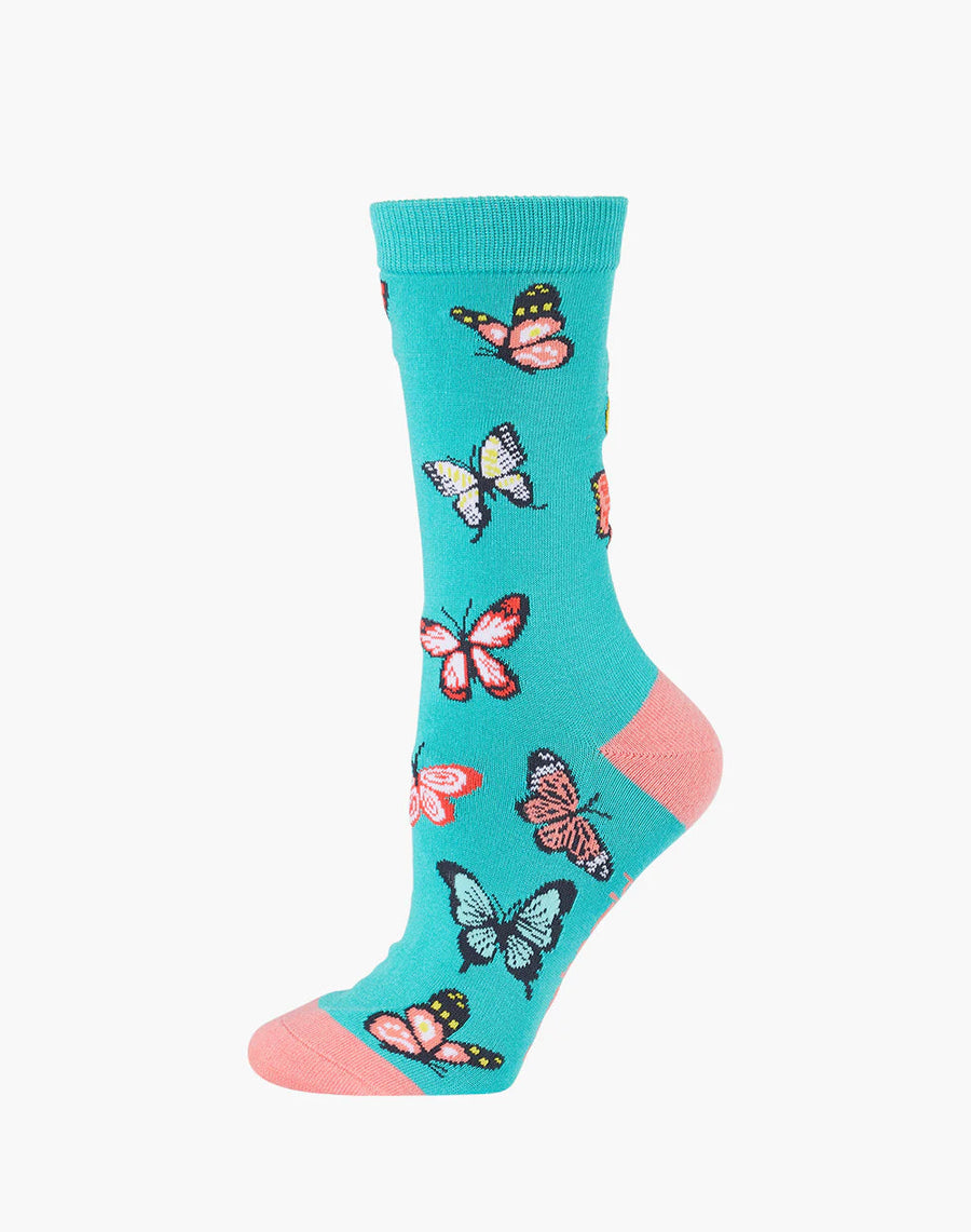 Bamboozled Women's Bamboo Socks - Flutters Underwear Pussyfoot 