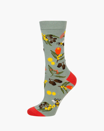 Bamboozled Women's Bamboo Socks - Gumnut Underwear Pussyfoot 