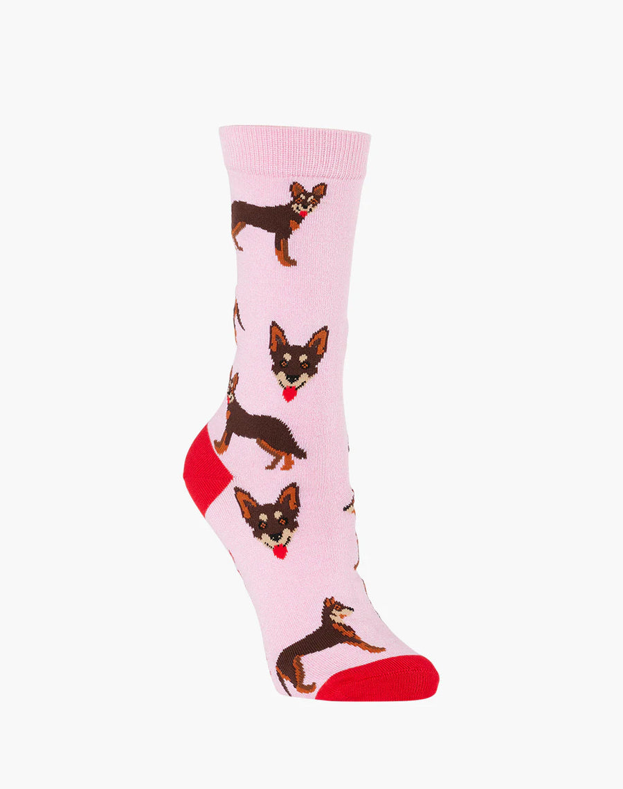 Bamboozled Women's Bamboo Socks - Kelpie Underwear Pussyfoot 