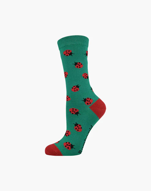 Bamboozled Women's Bamboo Socks - Ladybird Underwear Pussyfoot 