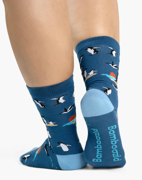 Bamboozled Women's Bamboo Socks - Little Penguins Underwear Pussyfoot 