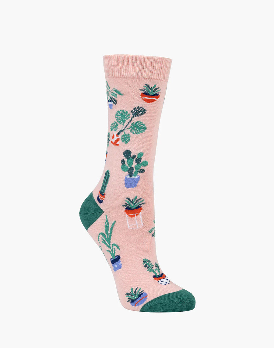 Bamboozled Women's Bamboo Socks - Pot Plant Underwear Pussyfoot 