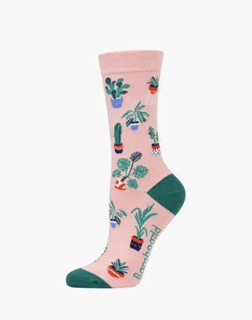 Bamboozled Women's Bamboo Socks - Pot Plant Underwear Pussyfoot 