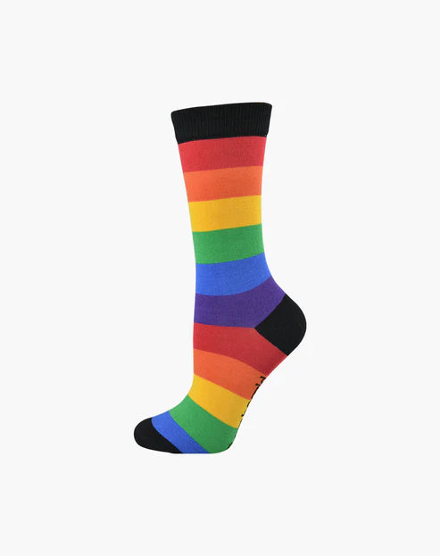 Bamboozled Women's Bamboo Socks - Rainbow Underwear Pussyfoot 