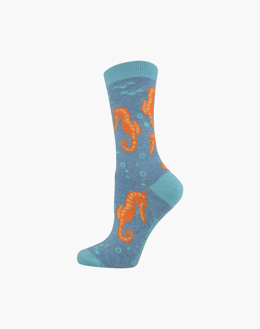 Bamboozled Women's Bamboo Socks - Seahorse Underwear Pussyfoot 