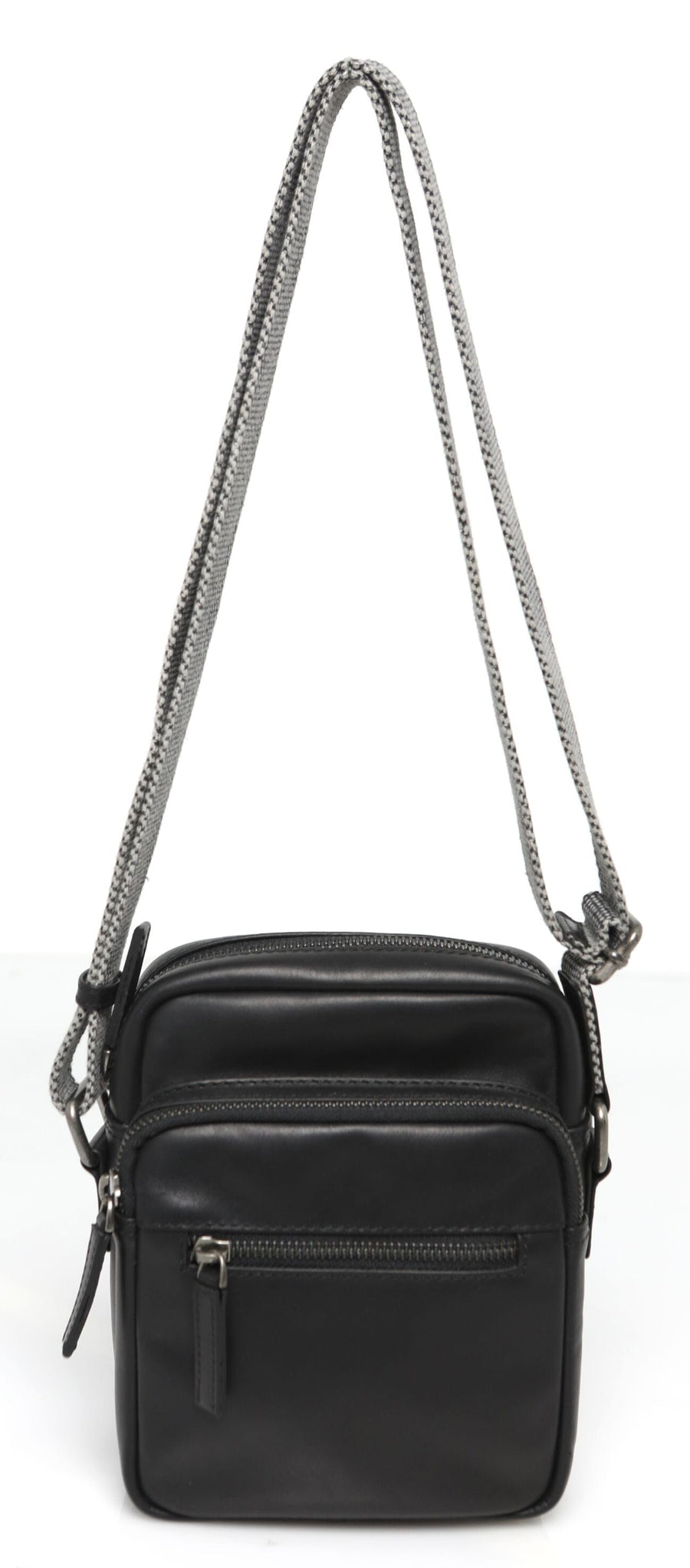 Barnaby Leather Satchel Bag Modapelle Black 