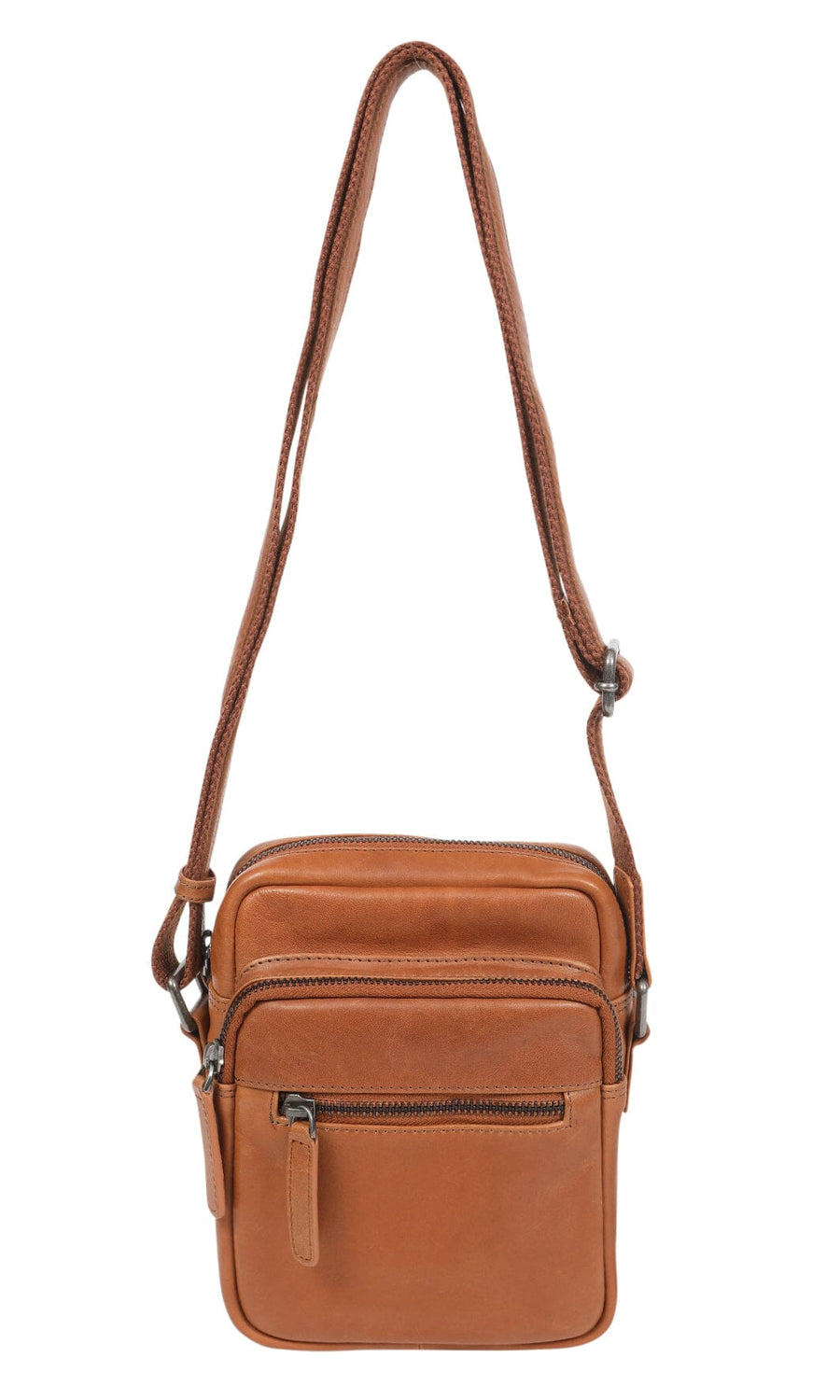 Barnaby Leather Satchel Bag Modapelle Tan 