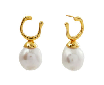 Baroque Pearl Earrings Sybella SILGP 