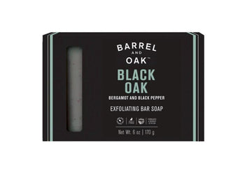 Barrel & Oak Exfoliating Soap Bar - Black Oak 170g Gentlemen's Hardware 