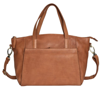'Be Kind' Leather Handbag Handbags, Wallets & Cases Modapelle Tan 