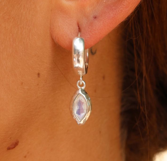 Belle Moon Huggies by ToniMay Earrings ToniMay 