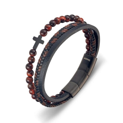 Benjamin Leather Bracelet Bracelet DPI Jewellery 