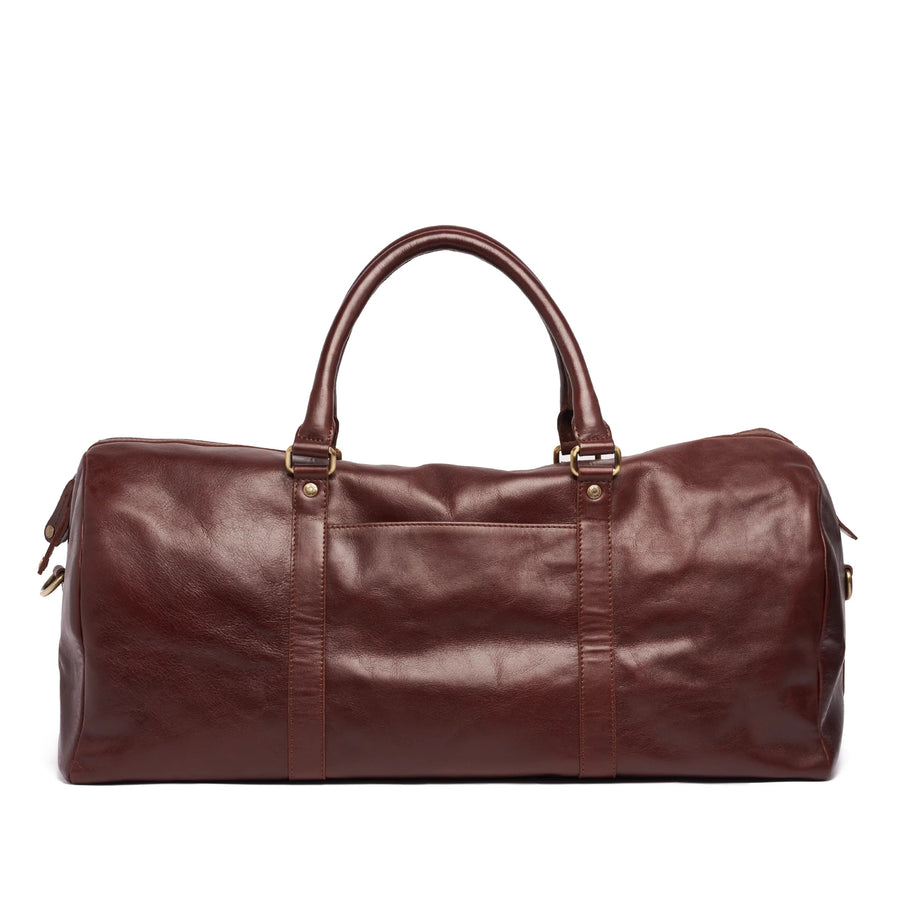 Benjamin Leather Travel Bag Travel Bag Oran Brandy 