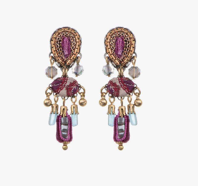 Berry Nacria Earrings Earrings Ayala Bar Post 