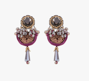 Berry Tawna Earrings Earrings Ayala Bar Post 