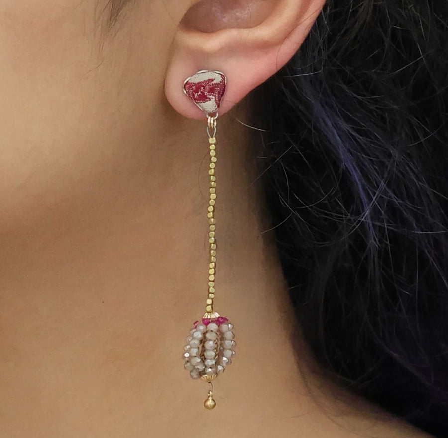 Berry Velora Earrings Earrings Ayala Bar 