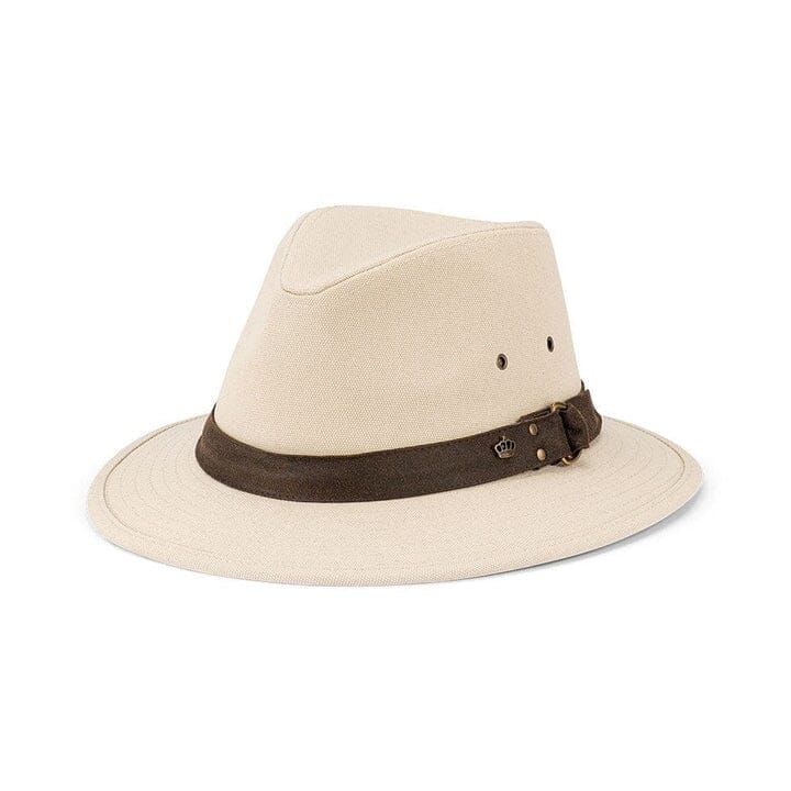 Blanco - Blocked Canvas Safari Hat Avenel Natural Medium 