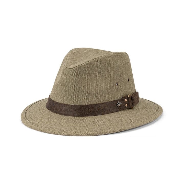 Blanco - Blocked Canvas Safari Hat Avenel Olive Medium 
