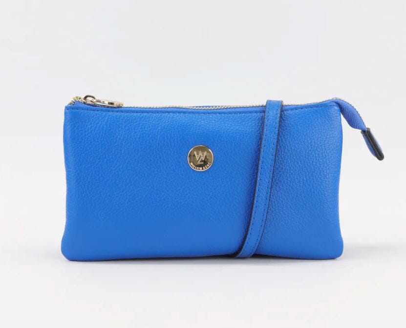 Blues in Evie Leather Bag Bag Willow & Zac Cobalt 