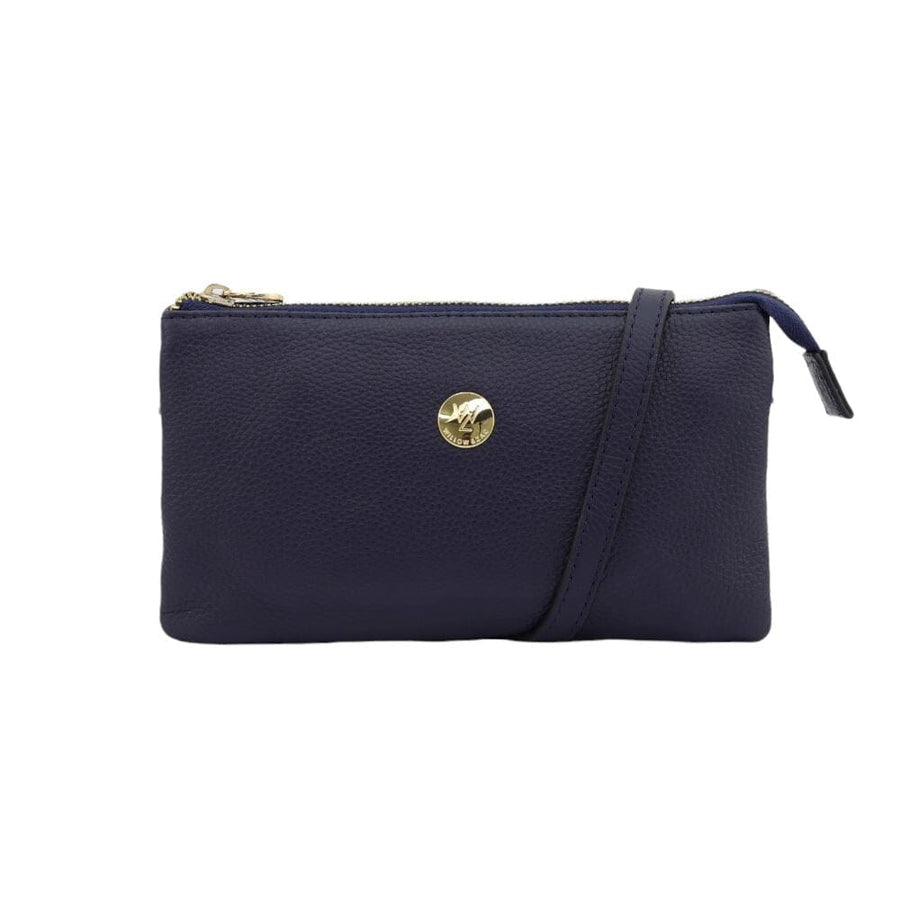 Blues in Evie Leather Bag Bag Willow & Zac Navy 