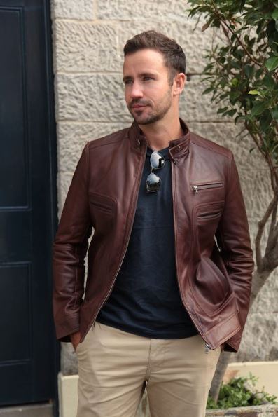 ダッパーズ50’sStyle Mortorcycle LeatherJacket S70e3b2aefc884487b20cbcc21363f