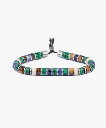 Brontide Beaded Bracelet 6mm - Narita | Silver Men's Jewellery Antell 