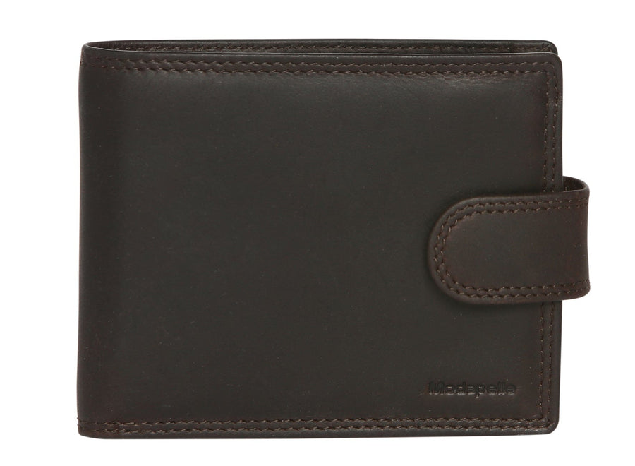 Bryson Leather Wallet Wallet Modapelle Brown 