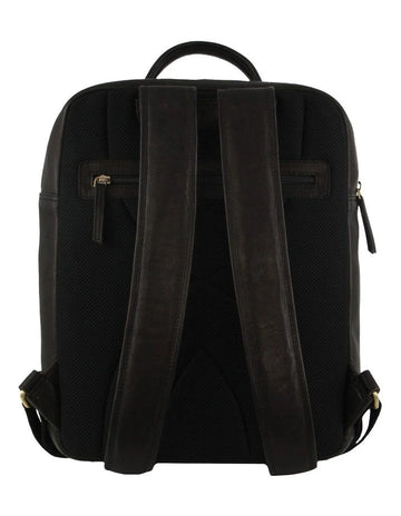 Calgary Leather Computer Backpack Handbags Milleni 