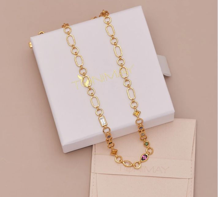 Calypso Necklace Gold by ToniMay ToniMay 