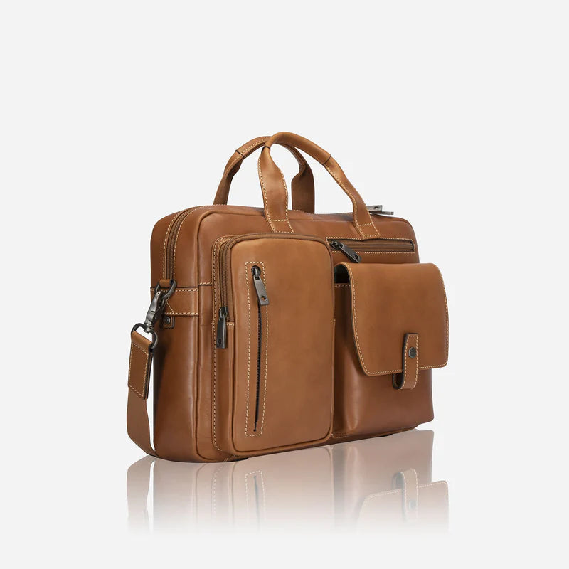 Cambridge Leather Laptop Briefcase - Colt Wallet Jekyll & Hide 