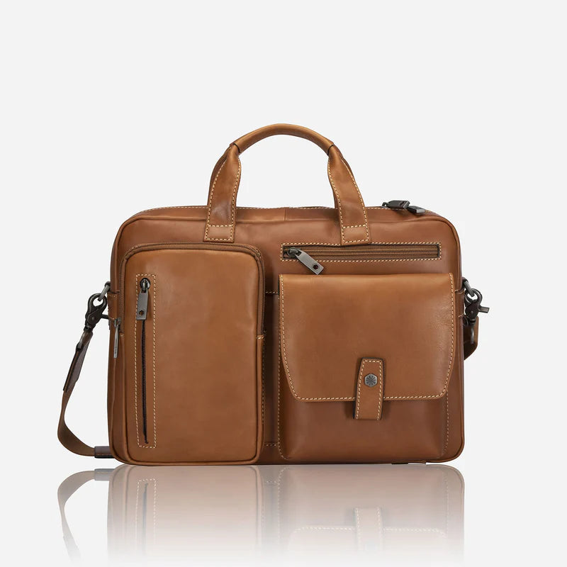 Cambridge Leather Laptop Briefcase - Colt Wallet Jekyll & Hide 