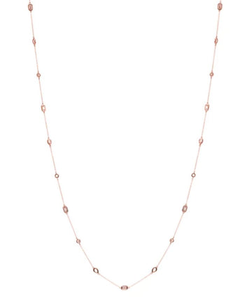 Captivate Long Gold CZ Necklace Sybella 